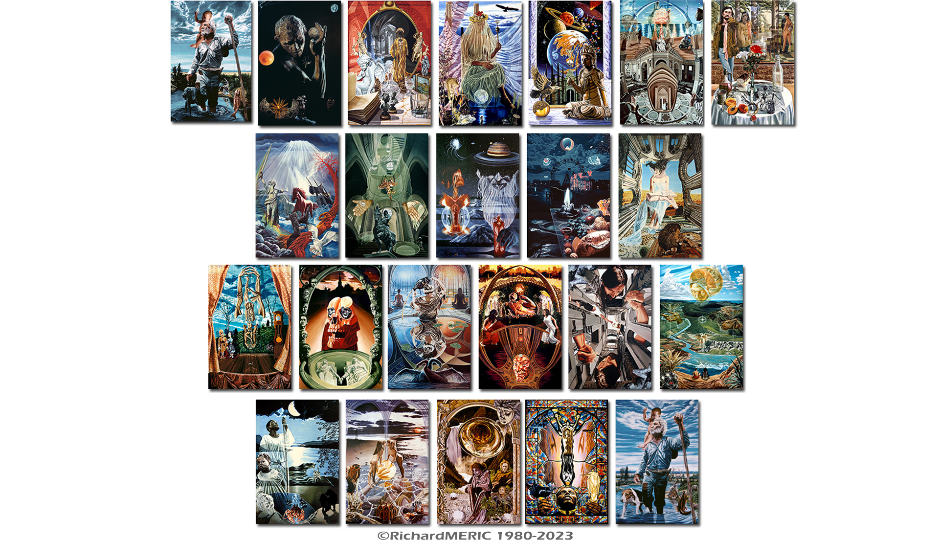 Major Tarot Arcanas by Richard MERIC