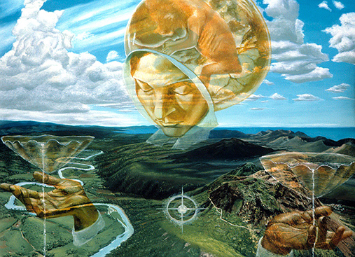 Major Arcanas Tarot Oil Painting by Richard MERIC